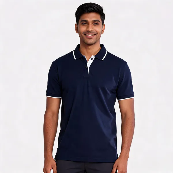 Midnight_Navy_Recycled_Cotton_Polo_T-Shirt_For_Men