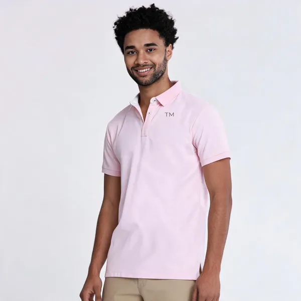 Soft_Pink_Polyester_Regular_Fit_Polo_T-Shirt_For_Men