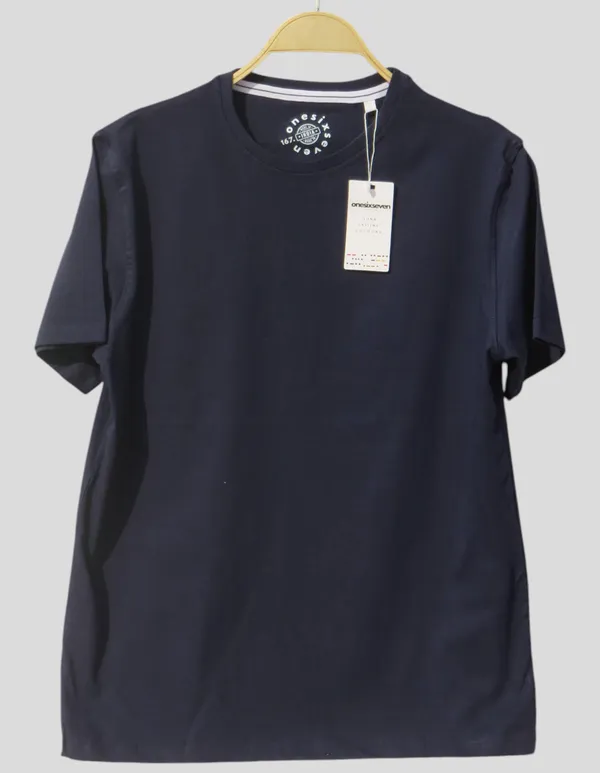 Navy_Pure_Cotton_T-Shirt_For_Men