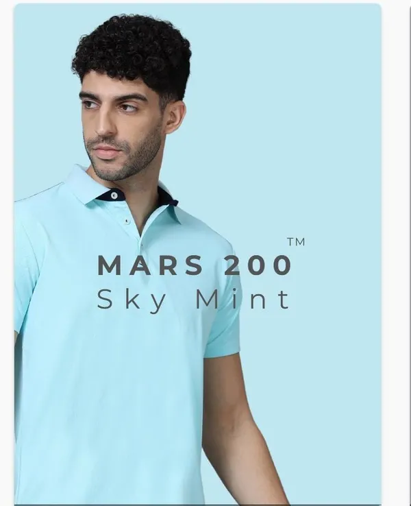 Sky_Mint_Polyester__Polo_T-Shirt_For_Men