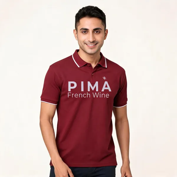 Maroon_Cotton_Polo_T-Shirt_For_Men