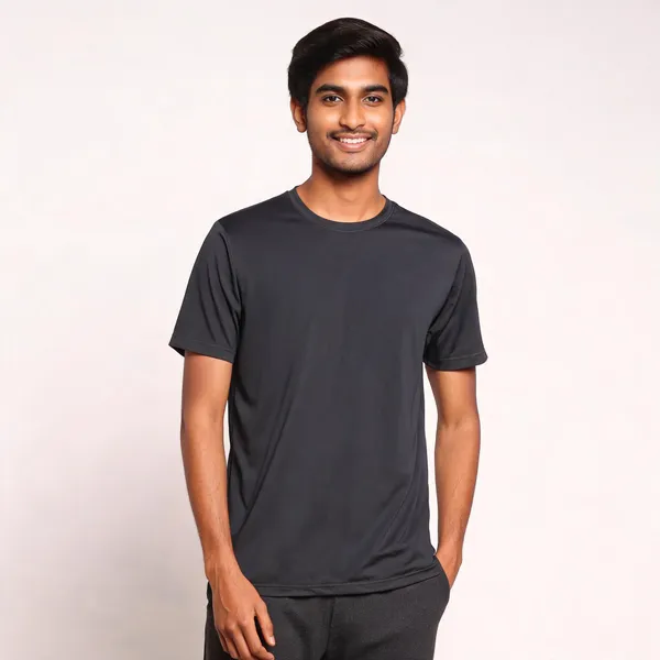 Black_Polyester_Regular_Fit_Crew_Neck_T-Shirt_For_Men