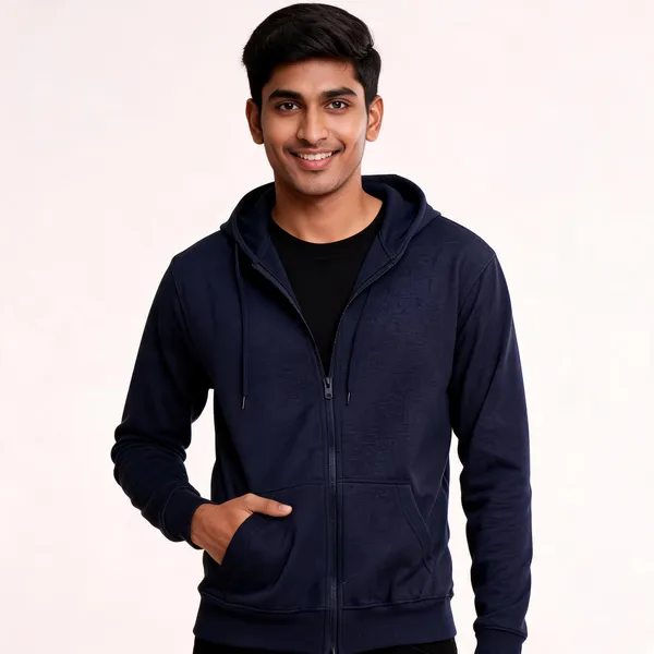 Midnight_Navy_Recycled_Cotton_Hooded_Jacket_For_Men