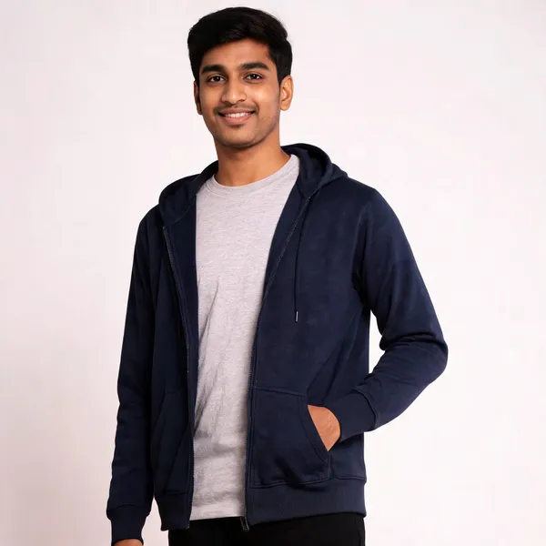 Midnight_Navy_Recycled_Cotton_Hooded_Jacket_For_Men