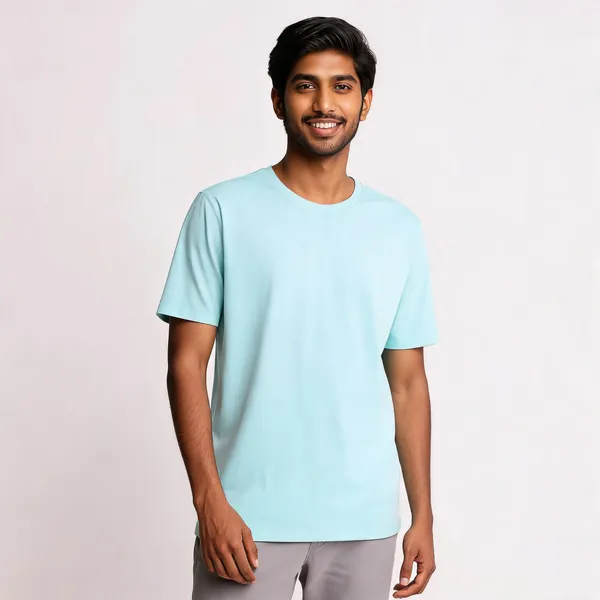 Mint_Pure_Cotton_T-Shirt_For_Men