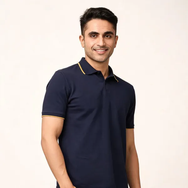 Navy_Cotton_Contrast_Trim_Polo_T-Shirt_For_Men