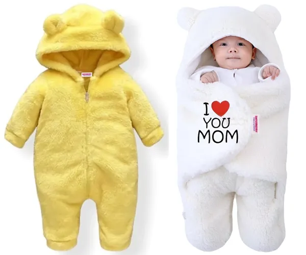 Baby_Blanket_And_Hooded_Wrapper_Set