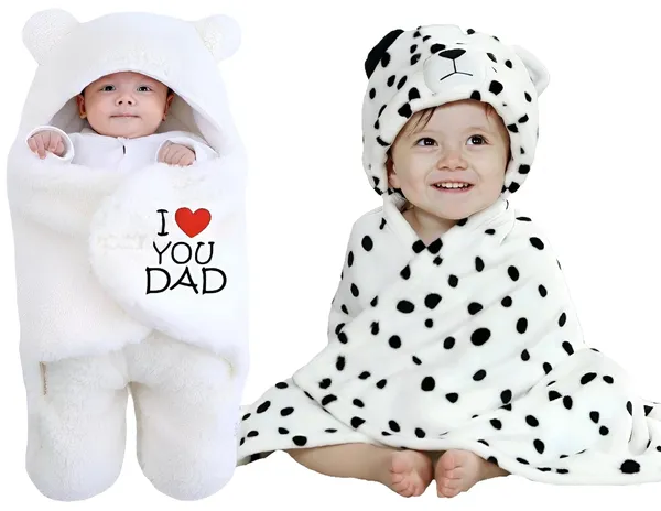 Baby_Hooded_Wrapper_Swaddler_Set