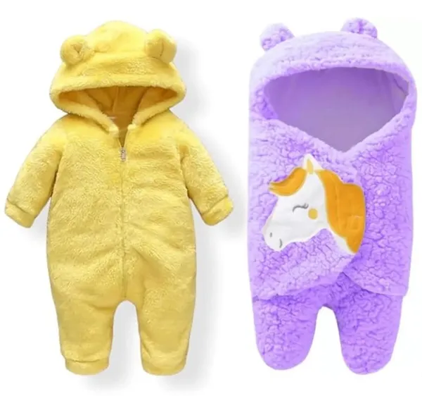 Baby_Blanket_And_Hooded_Wrapper_Set
