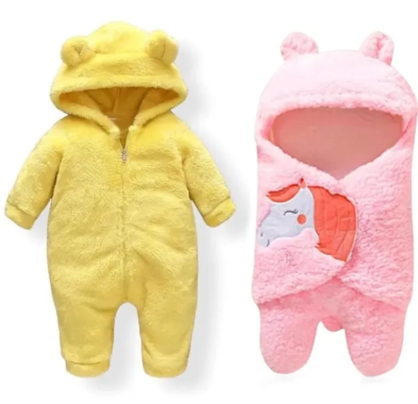 Baby_Blanket_And_Hooded_Wrapper_Set