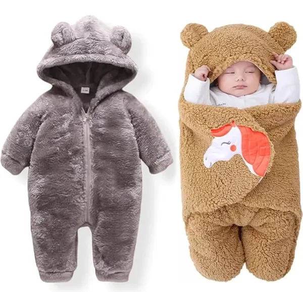 Baby_Hooded_Wrapper_And_Swaddler_Set