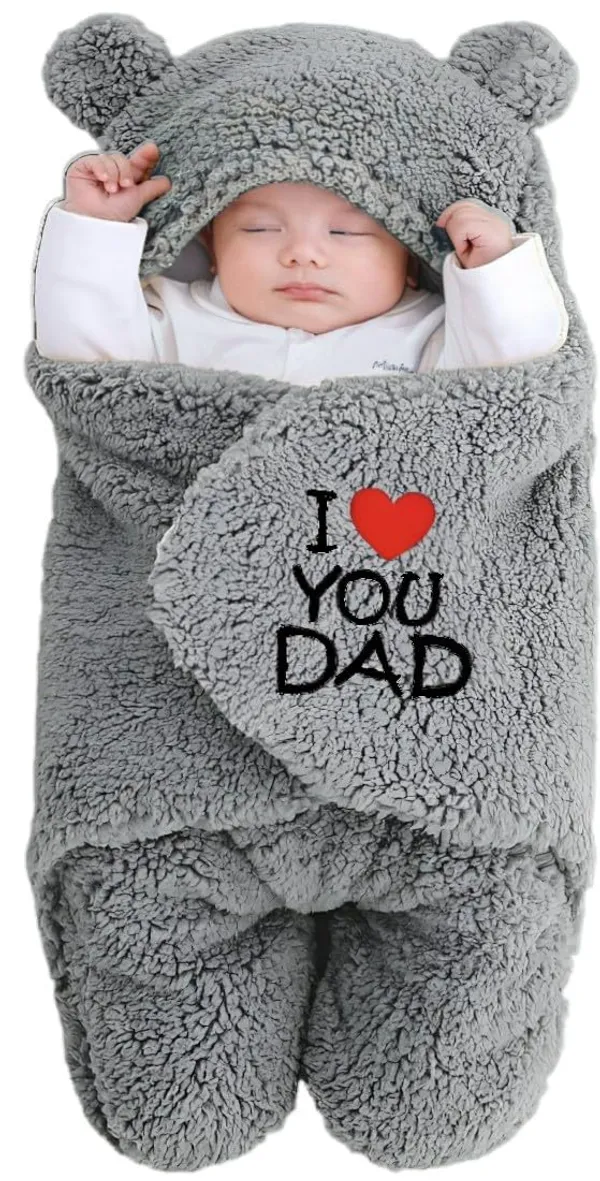 Baby_Hooded_Wrapper_Blanket_Set