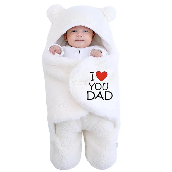 Baby_Blanket_And_Hooded_Wrapper_Set