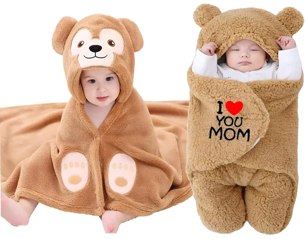 Baby_Hooded_Wrapper_Blanket_Set