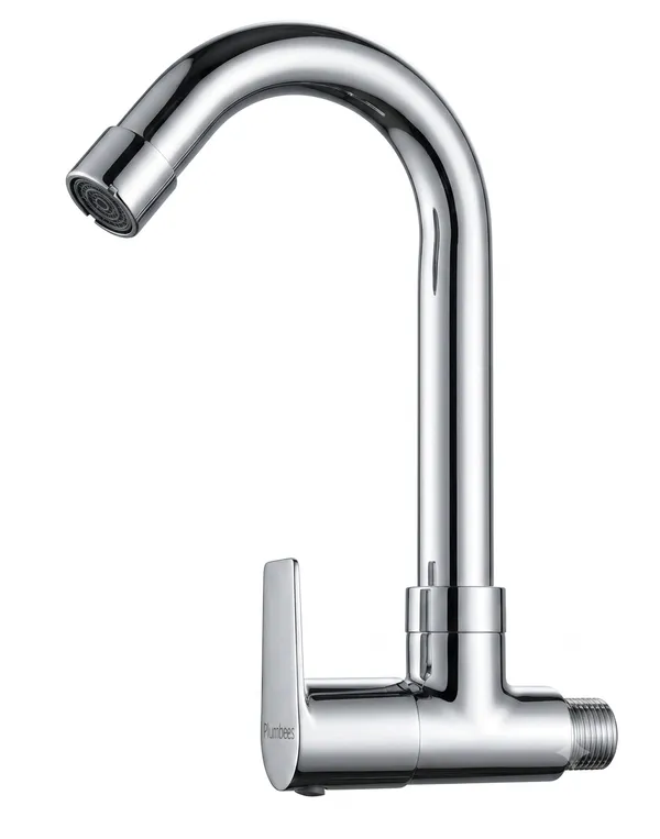 Swan_Neck_Sink_Cock_Kitchen_Faucet