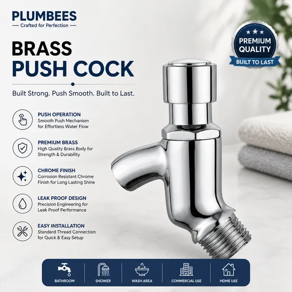 BRASS_PUSH_COCK_BEST_FOR_WATER_SAVING