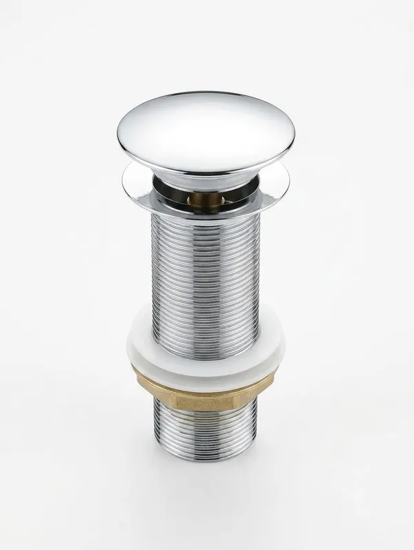 PLUMBEES_Pop-Up_Waste_Coupling_—_7_Inch,_Chrome_Finish_for_Wash_Basins