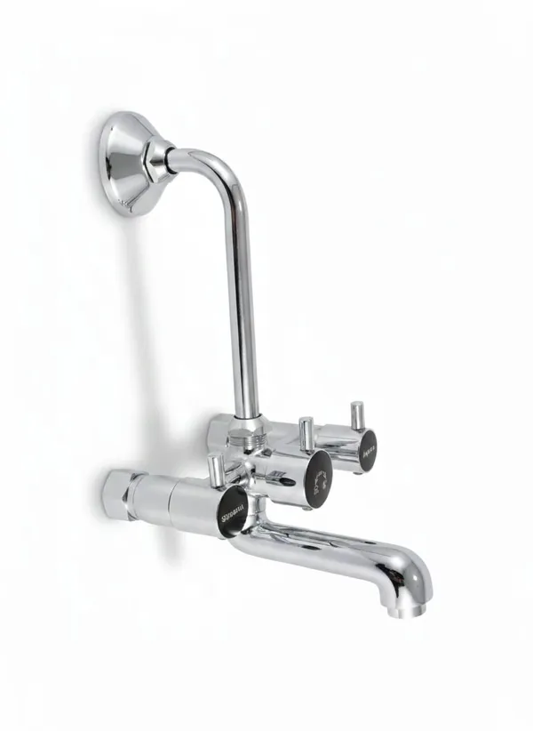 BRASS_1/2"_WALL_MIXER_WITH_BEND