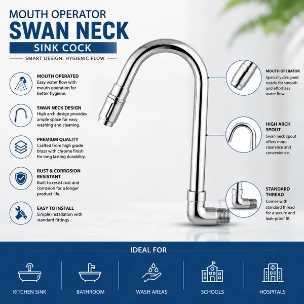 MOUTH_OPRATOR_SWAN_NECK_SINK_COCK