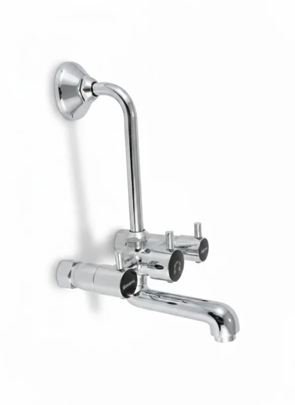 BRASS_1/2"_WALL_MIXER_WITH_BEND