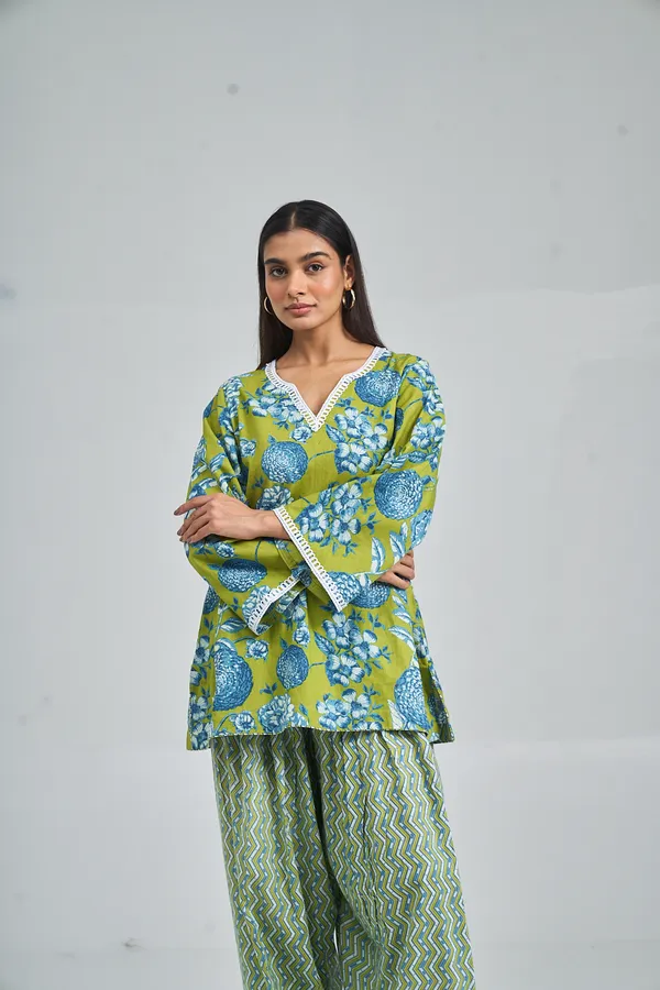 GREEN_RUBY_BOTANICAL_FARSHI_CO-ORD_SET