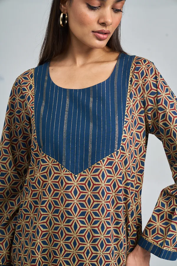 BLUE_STAR_AJRAK_CO-ORD_SET