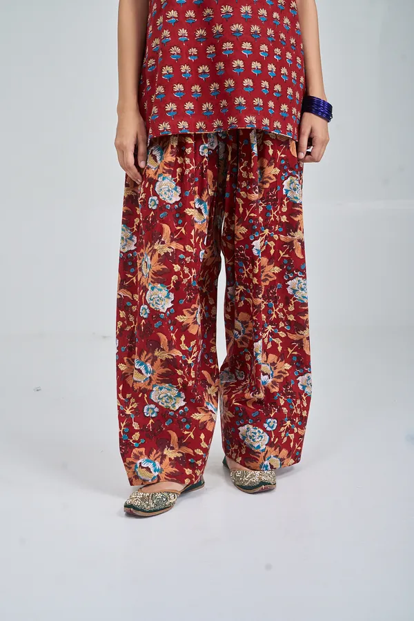 RED_AZURE_GARDEN_FARSHI_CO-ORD_SET
