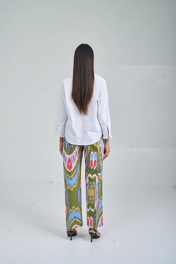 GREEN_IKKAT_CO-ORD_SET
