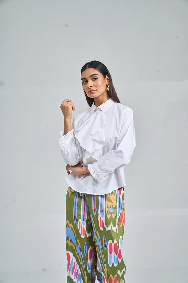 GREEN_IKKAT_CO-ORD_SET