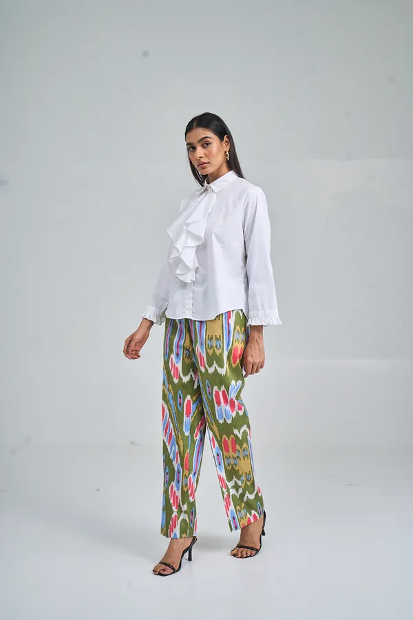 GREEN_IKKAT_CO-ORD_SET