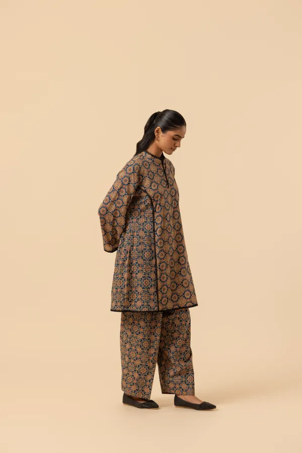 Indigo_Maze_Ajrakh_Printed_Farshi_Coord_Set