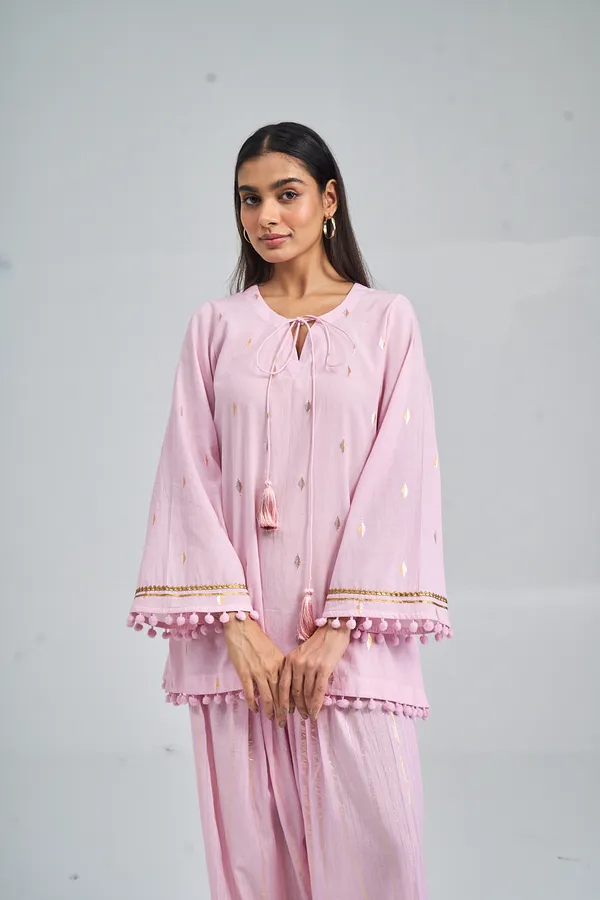 BABY_PINK_AQUA_BLOOM_FARSHI_CO-ORD_SET