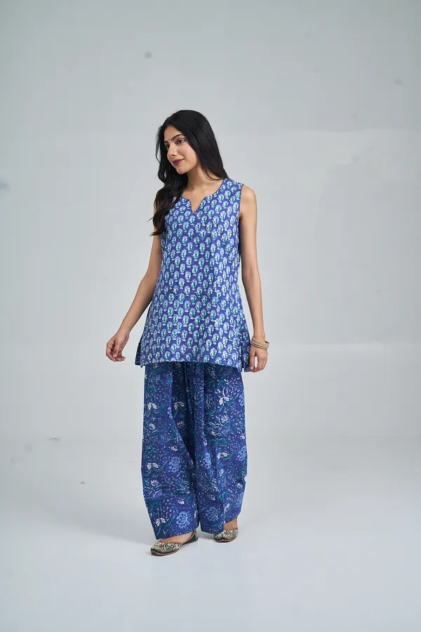 INDIGO_AZURE_GARDEN_FARSHI_CO-ORD_SET