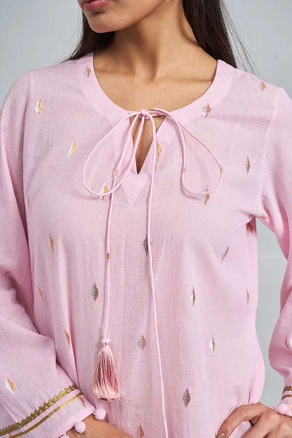 BABY_PINK_AQUA_BLOOM_FARSHI_CO-ORD_SET
