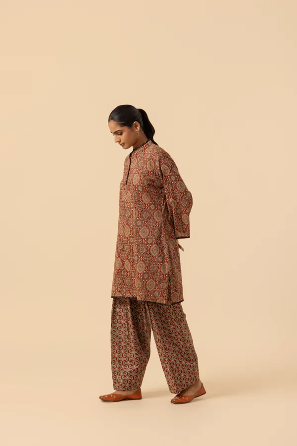 Kutch_Craft_Ajrakh_Printed_Farshi_Co-ord_Set