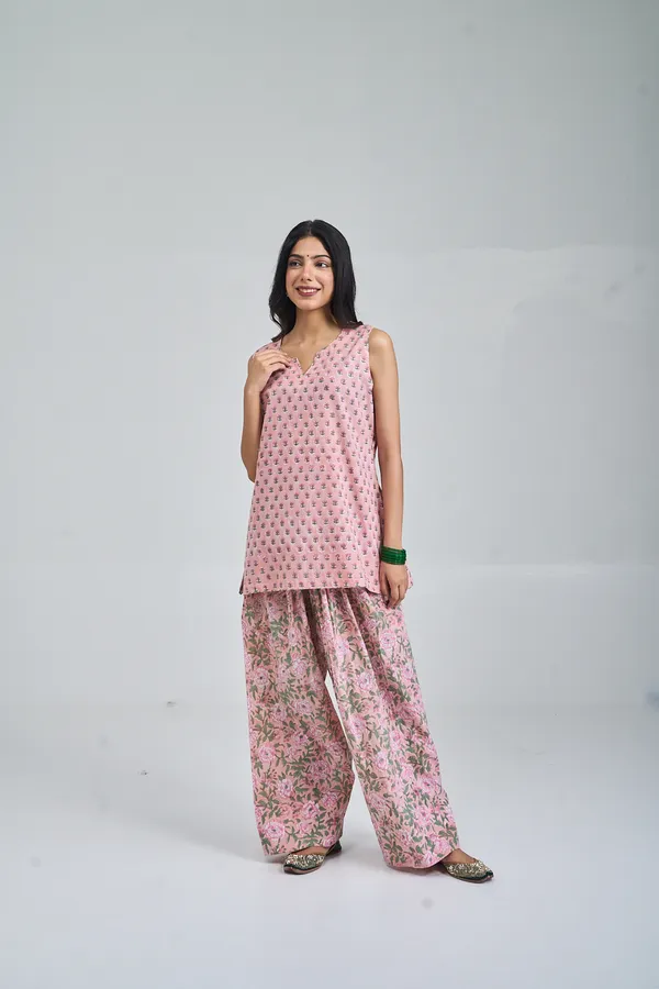 PINK_AZURE_GARDEN_FARSHI_CO-ORD_SET