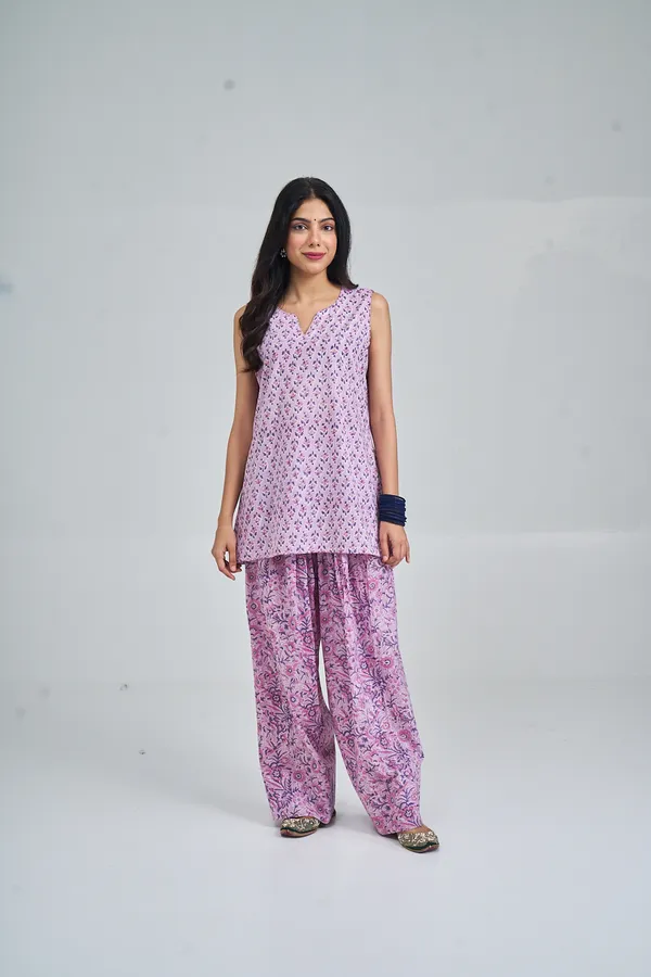 LAVENDER_AZURE_GARDEN_FARSHI_CO-ORD_SET