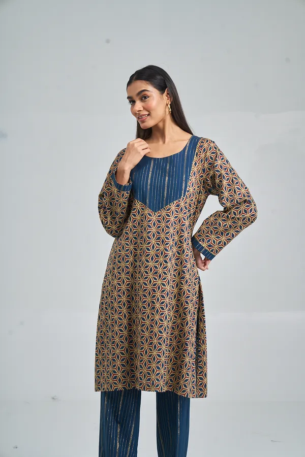 BLUE_STAR_AJRAK_CO-ORD_SET