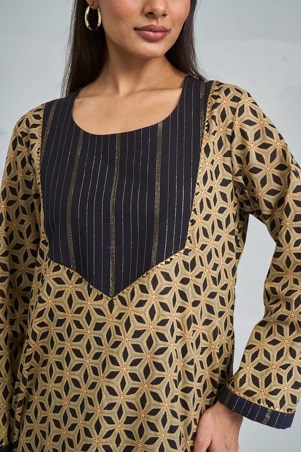 BLACK_STAR_AJRAK_CO-ORD_SET