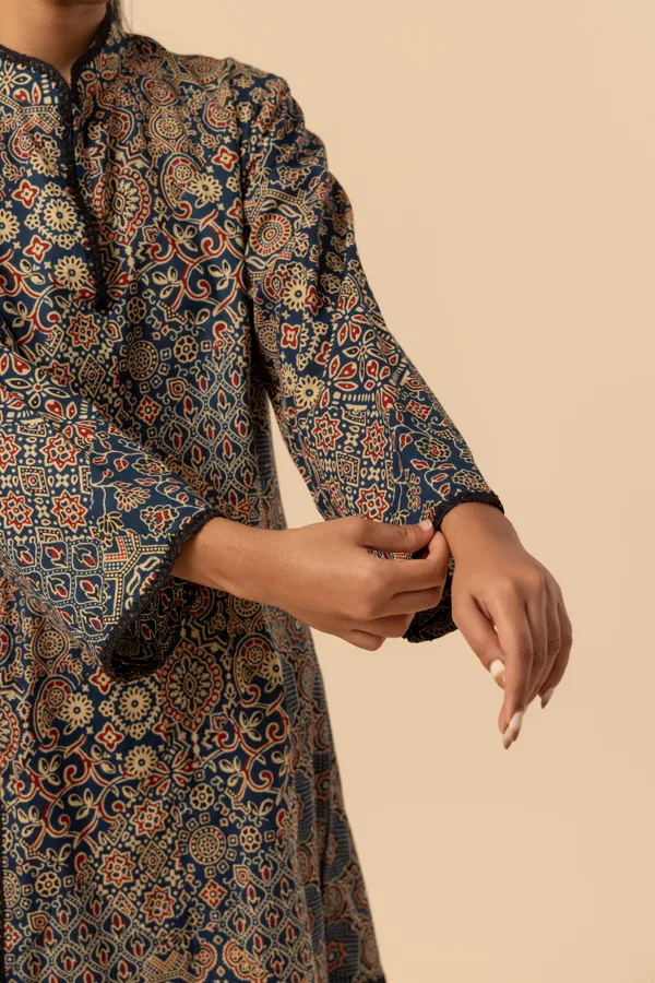 Dusk_Harmony_Ajrakh_Printed_Farshi_Coord_Set