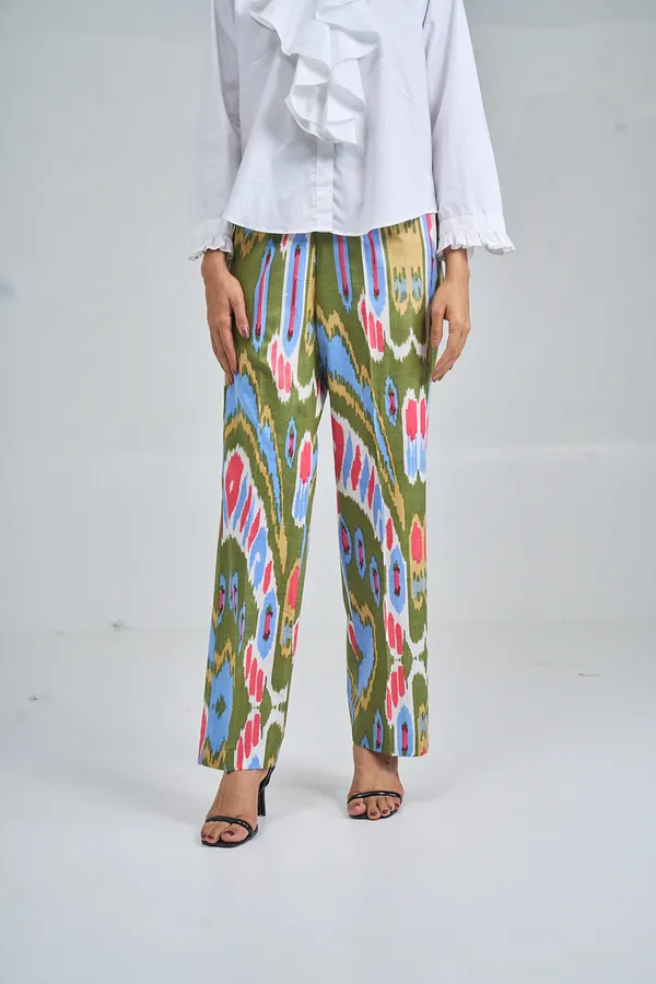 GREEN_IKKAT_CO-ORD_SET