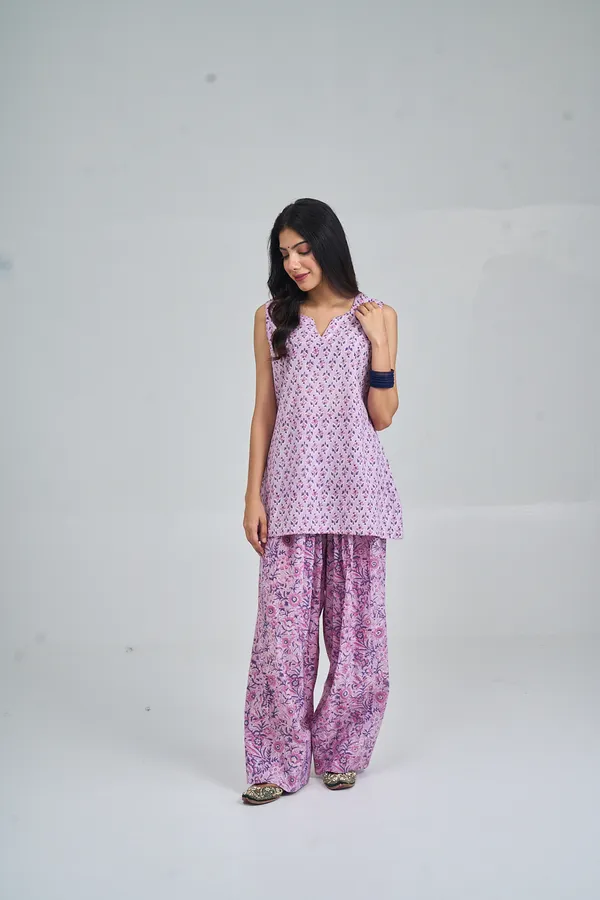 LAVENDER_AZURE_GARDEN_FARSHI_CO-ORD_SET