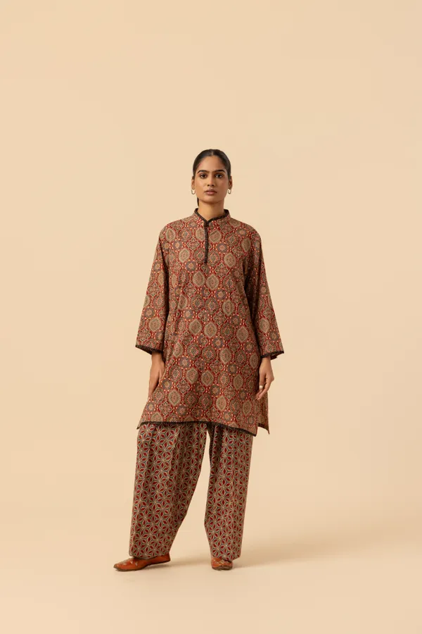 Kutch_Craft_Ajrakh_Printed_Farshi_Co-ord_Set