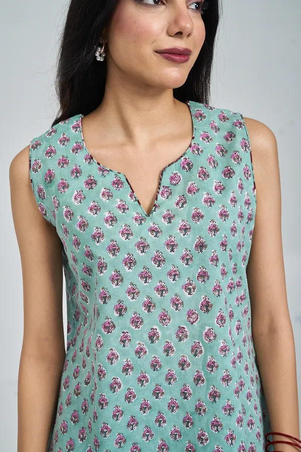SEA_GREEN_AZURE_GARDEN_FARSHI_CO-ORD_SET