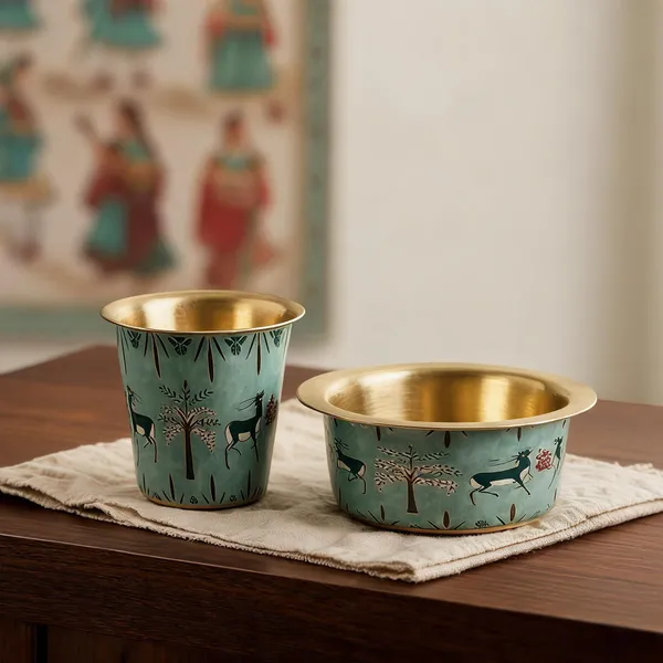 Coffee_Tea_Dabara_Set_Made_With_Pure_Brass_And_Meena_Work_Dear_Art