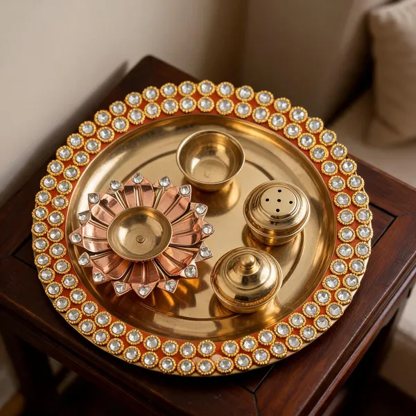 Pure_Brass_Pooja_Thali_Crystal