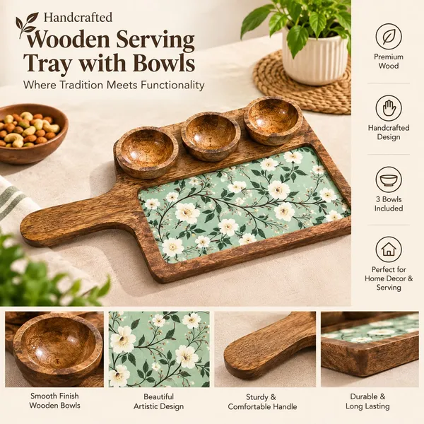 Wooden_Serving_Tray_with_Bowls-_Floral_Design