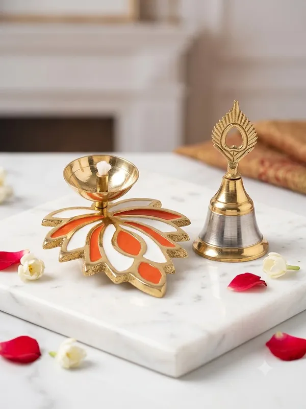 Orange_Diya_with_Bell