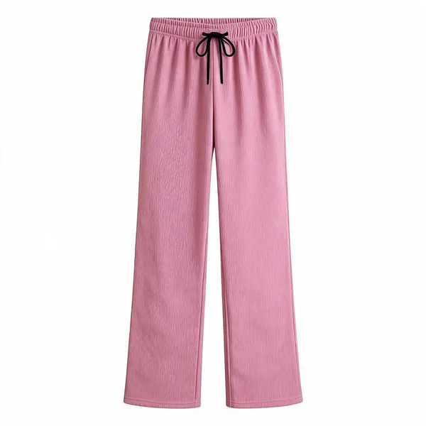Pink_Cotton_Wide_Leg_Night_Pant_For_Women