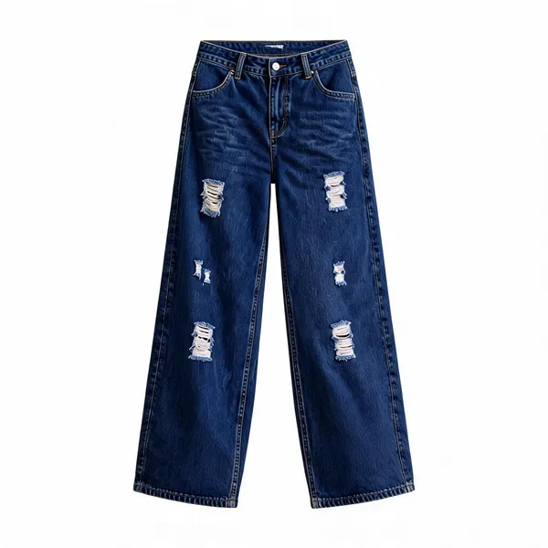 Blue_Denim_Wide_Leg_Distressed_Jeans_For_Women